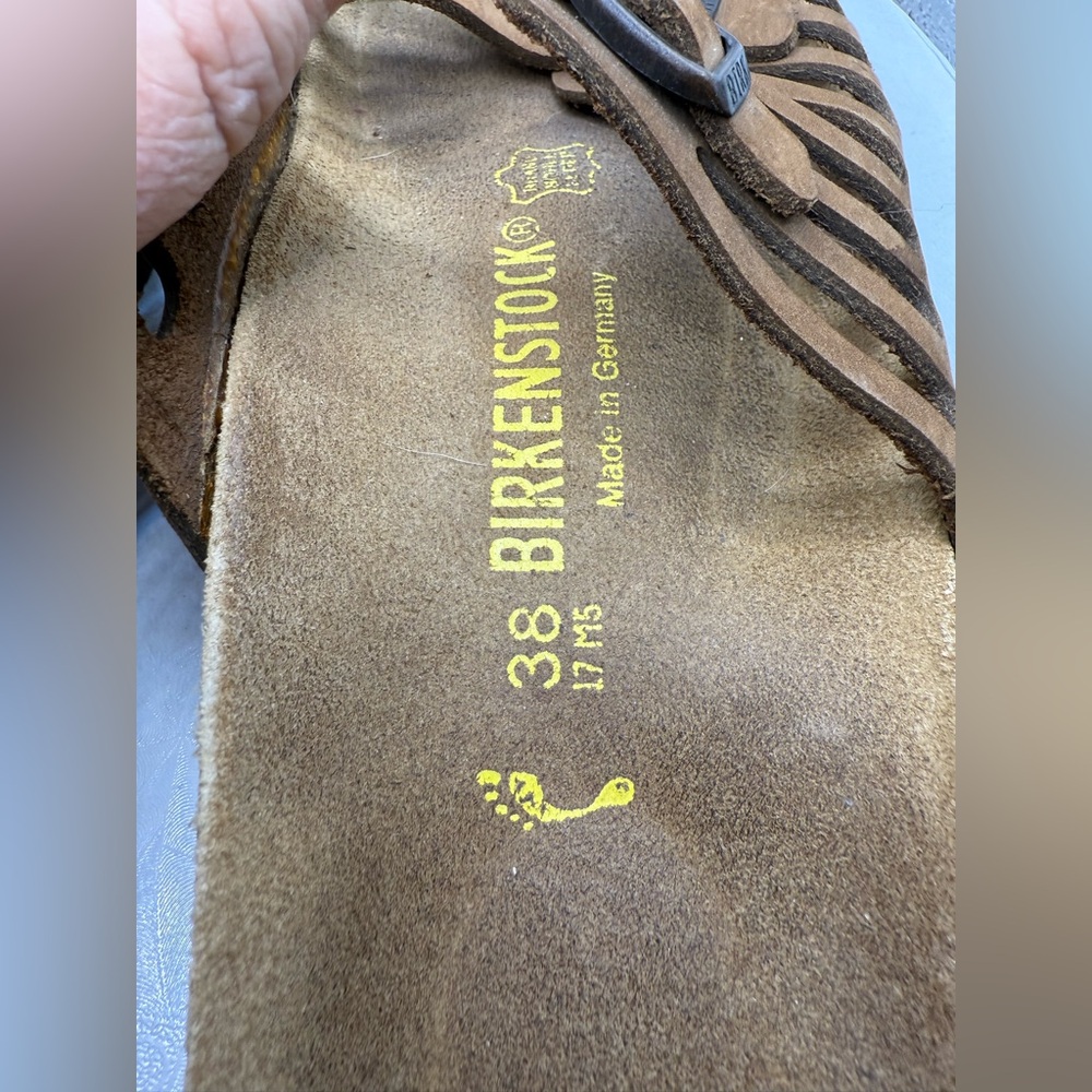 Birkenstock Brown Leather Strappy Sandals Size 38 (7 M) – Made in Germany - Picture 9 of 9